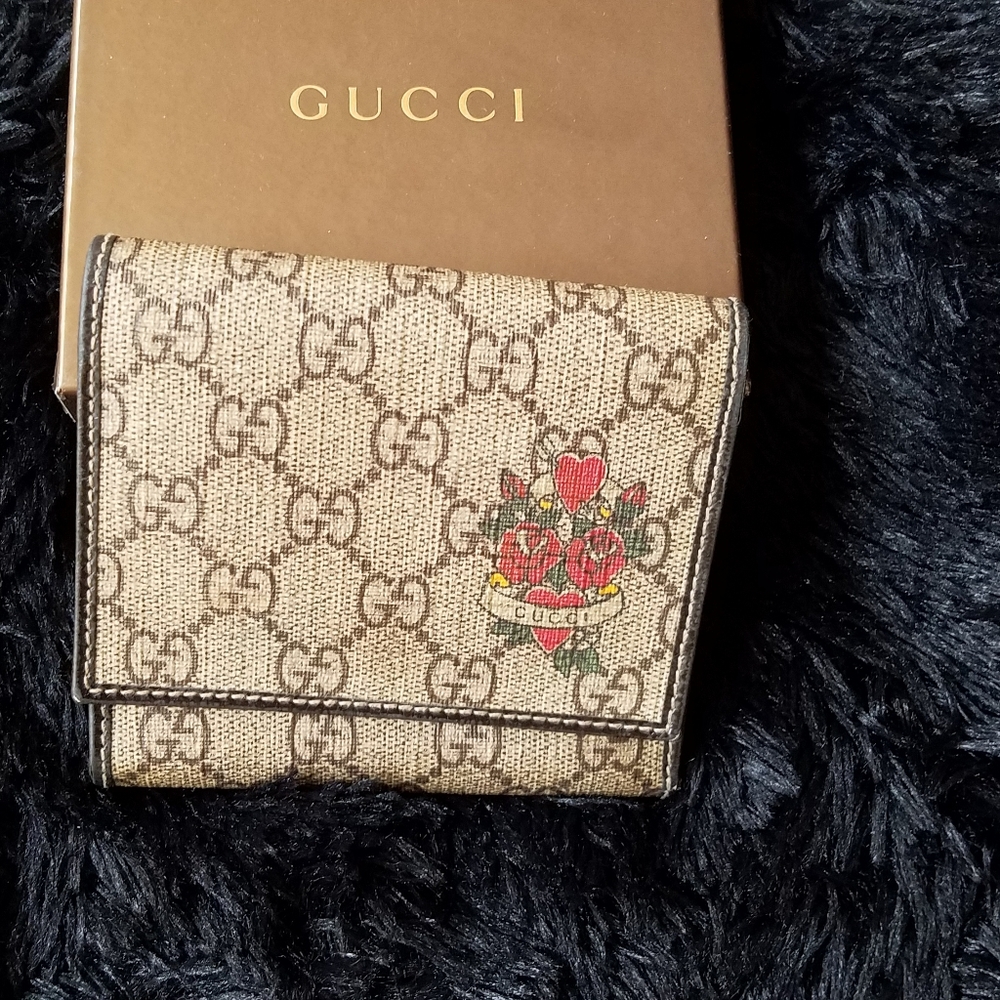 Gucci Tattoo Heart Wallet